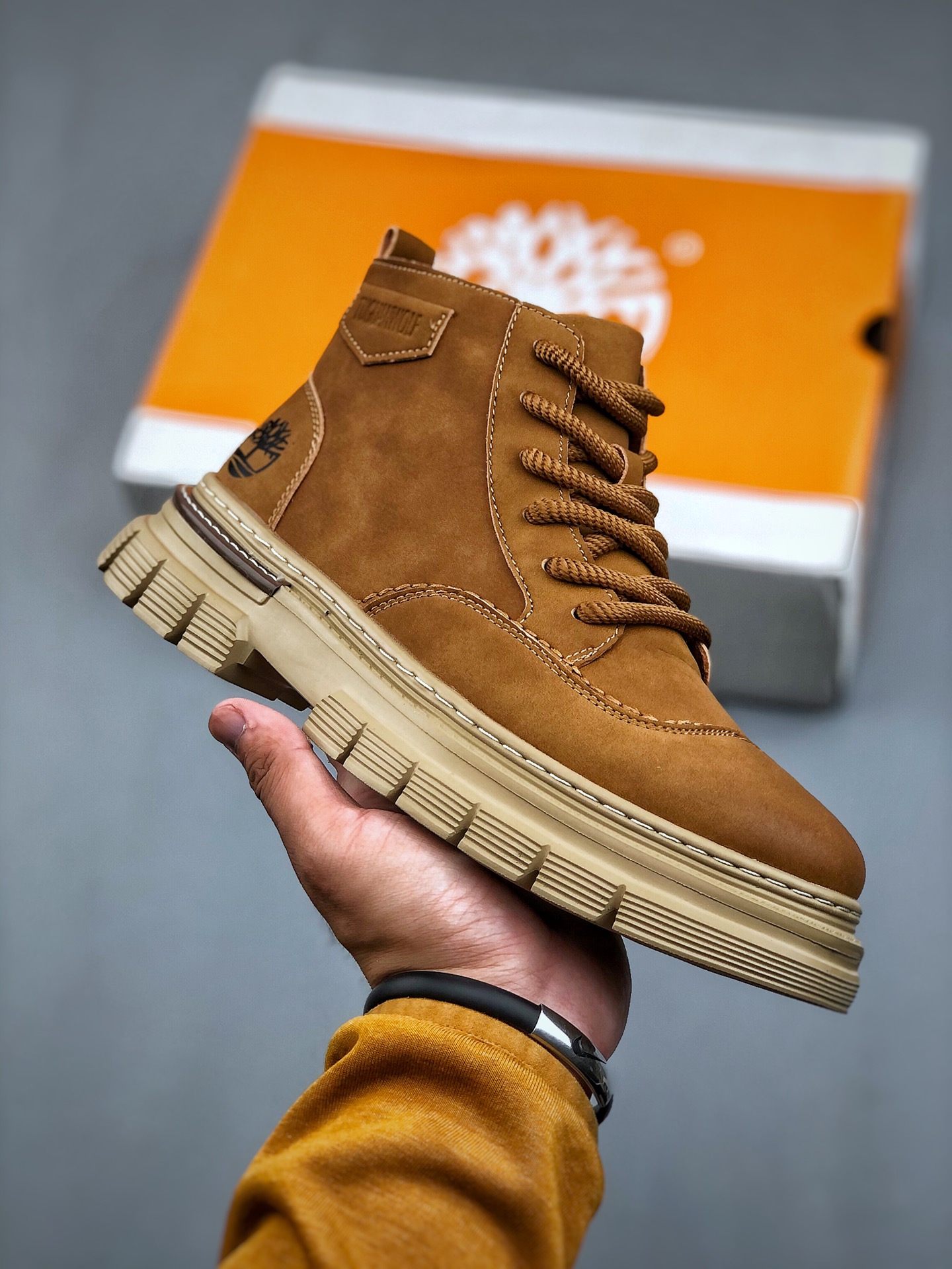 Undefeated Zip Work Boots Wheat