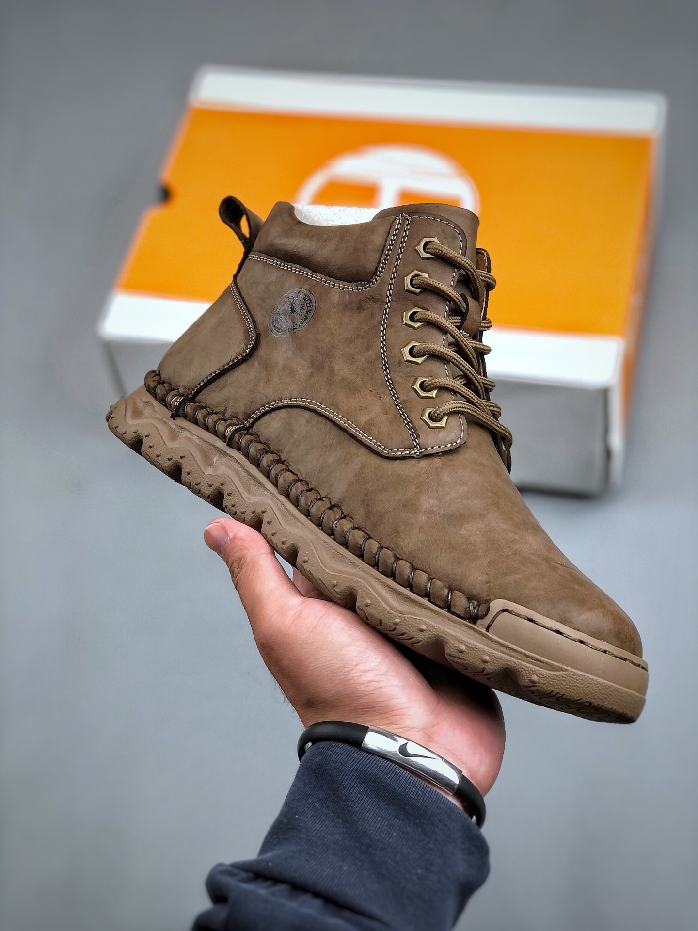 Undefeated x Timberland Lug Sole Boots Brown