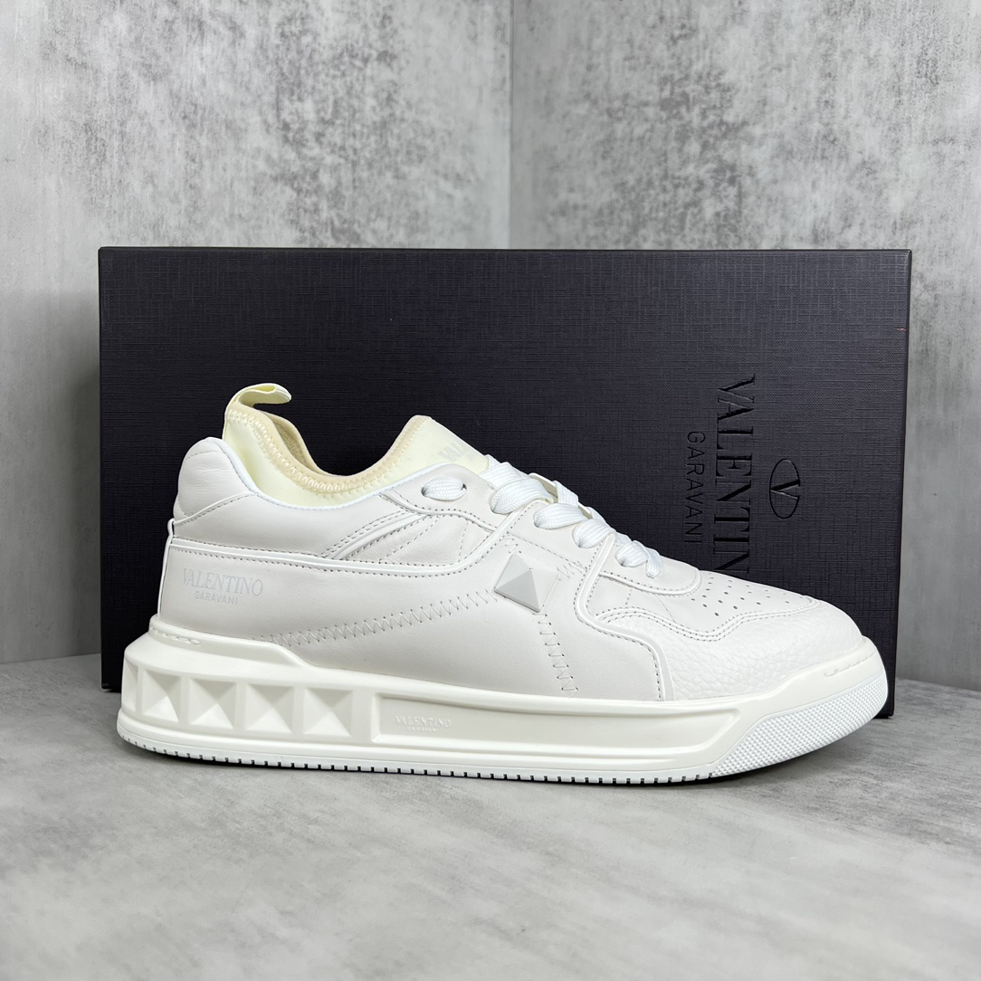 Valentino Garavani Platform Sock Sneakers White