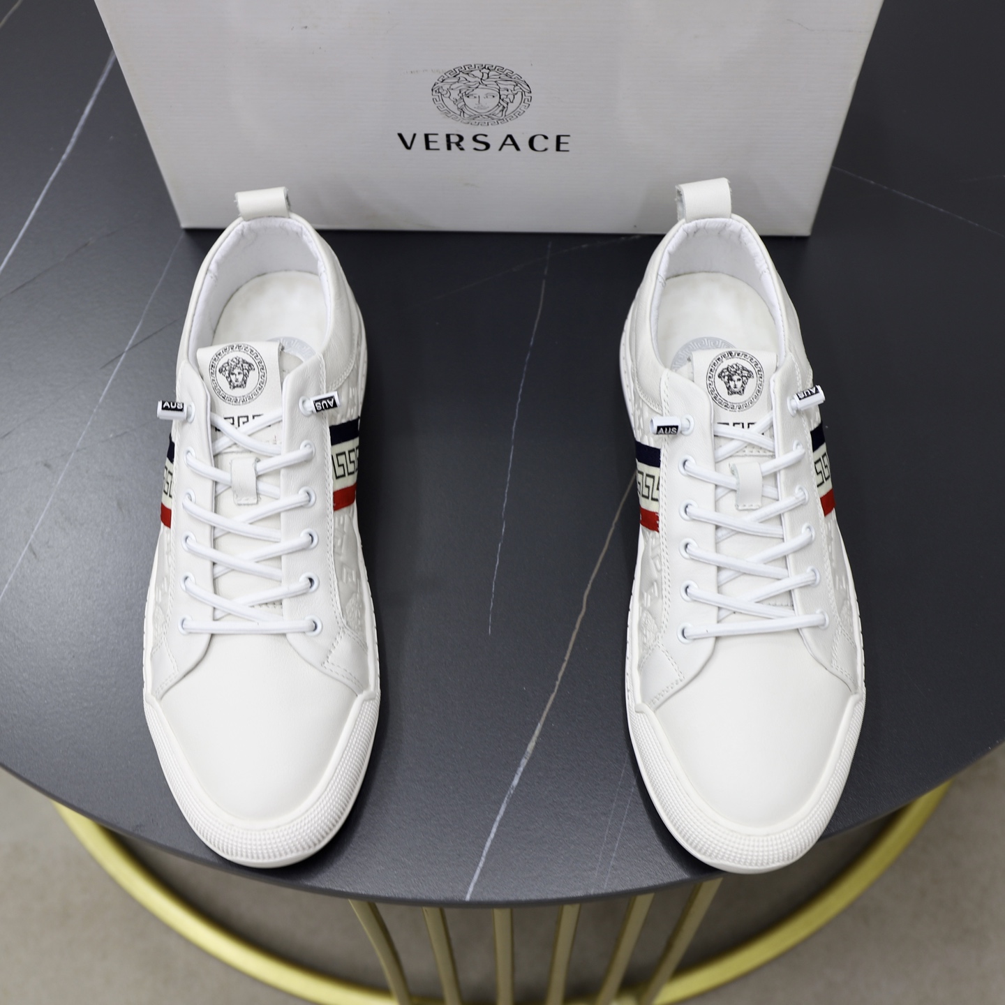 Versace Medusa Low-Top Sneakers White