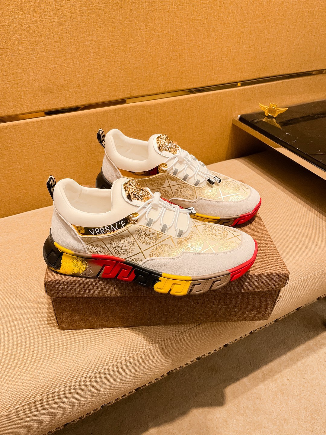 Versace Medusa Low-Top Sneakers Multicolor