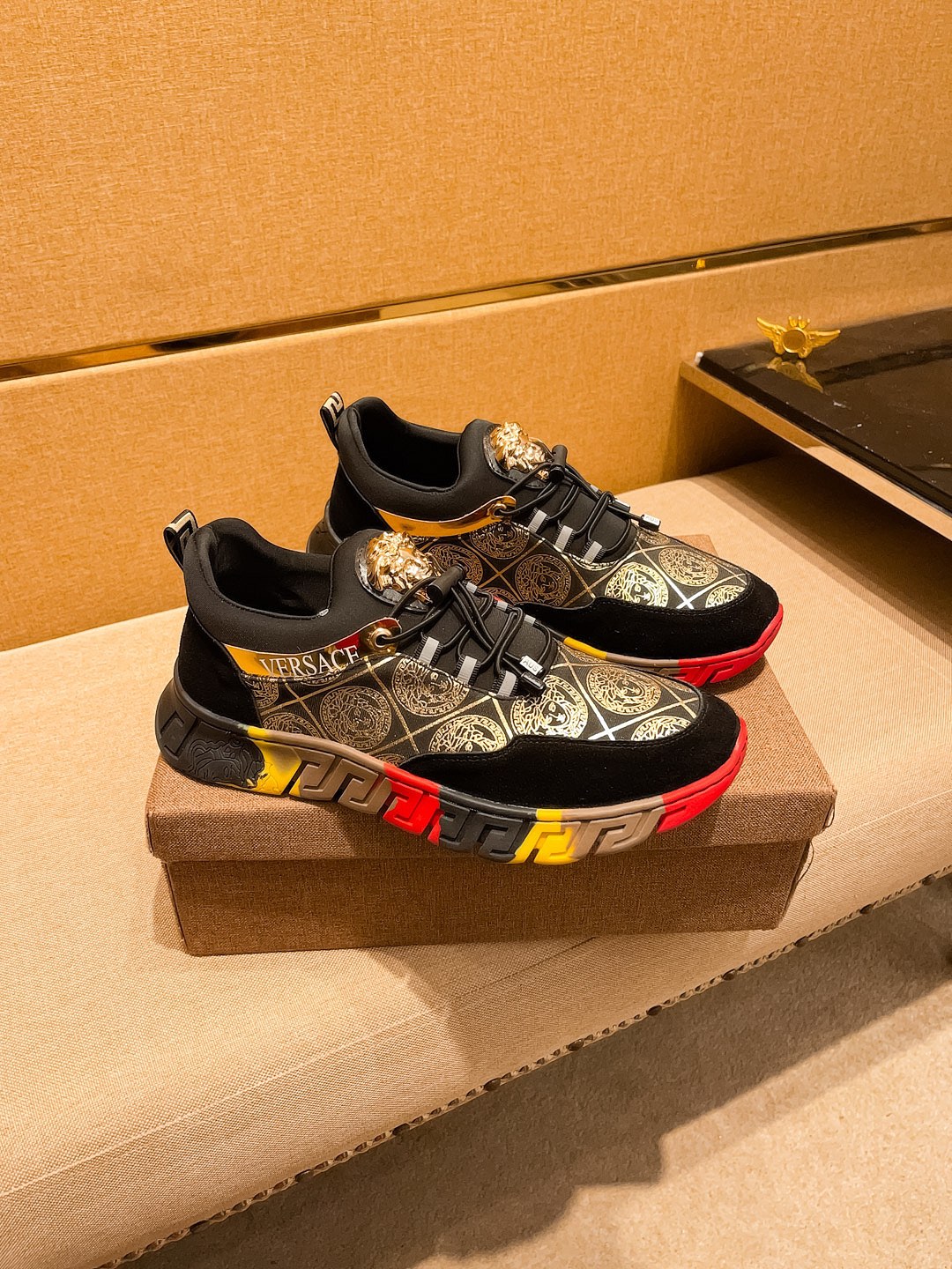Versace Medusa Low-Top Sneakers Multicolor