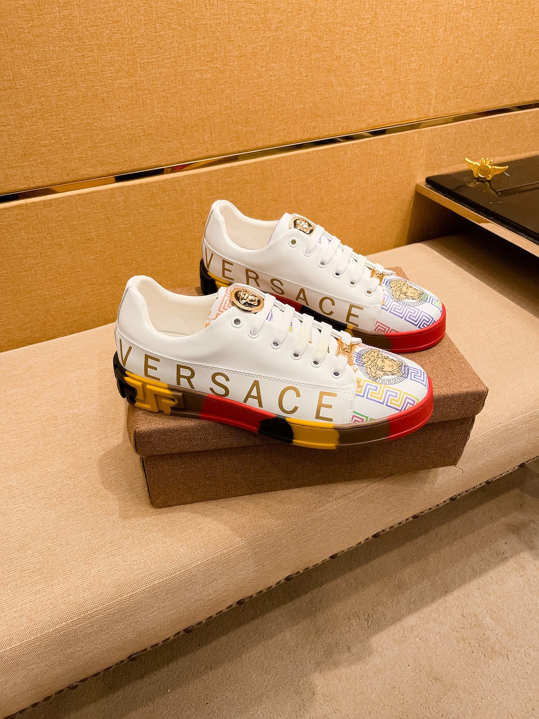 Versace Medusa Low-Top Sneakers Multicolor