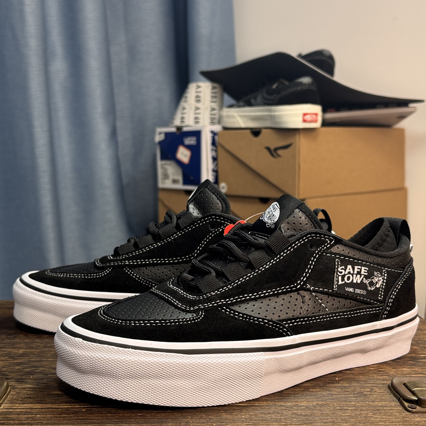 PALACE x Vans Half Cab Skate Shoes Black