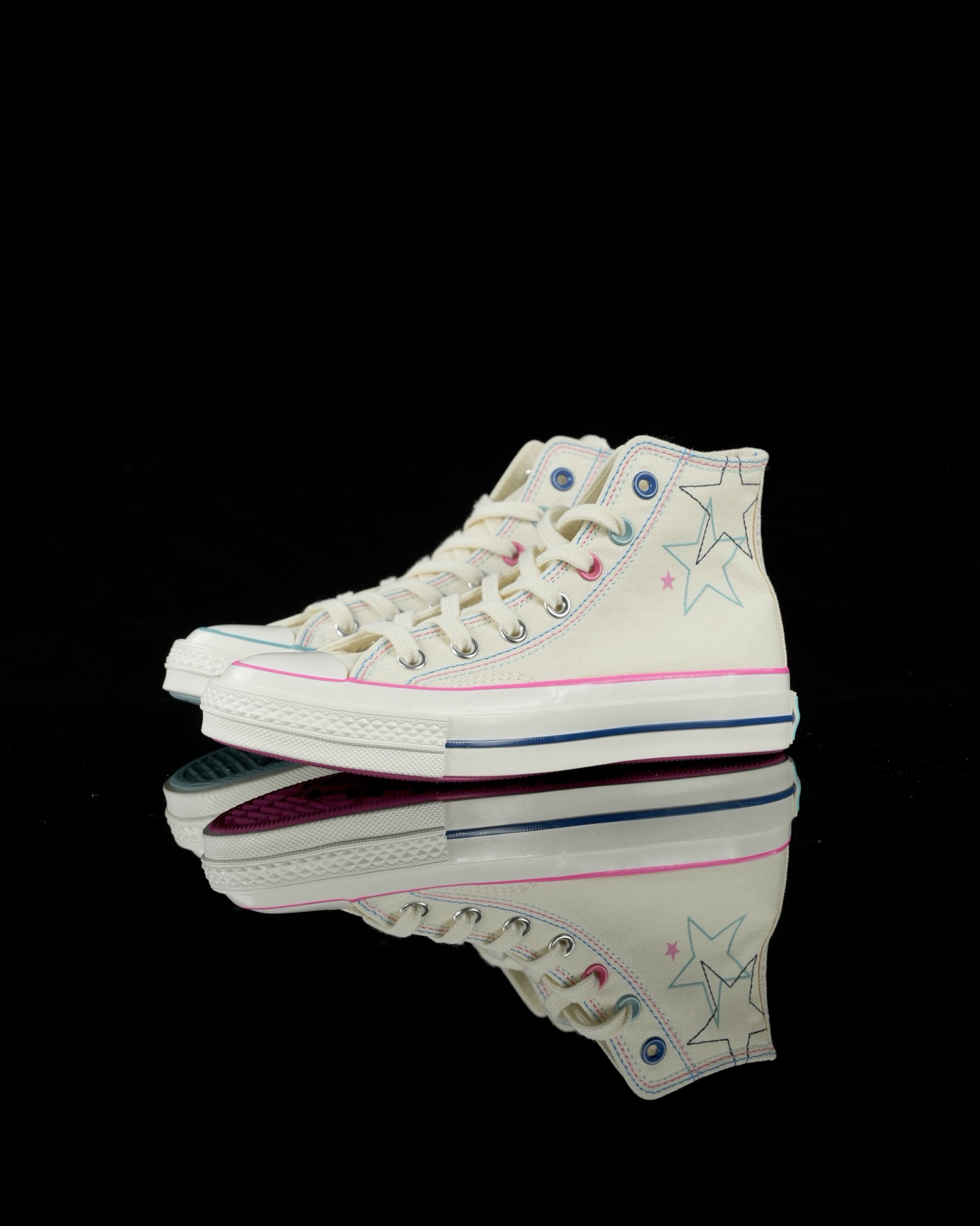 Converse Chuck 70 Star Stitch Hi-Top Multicolor