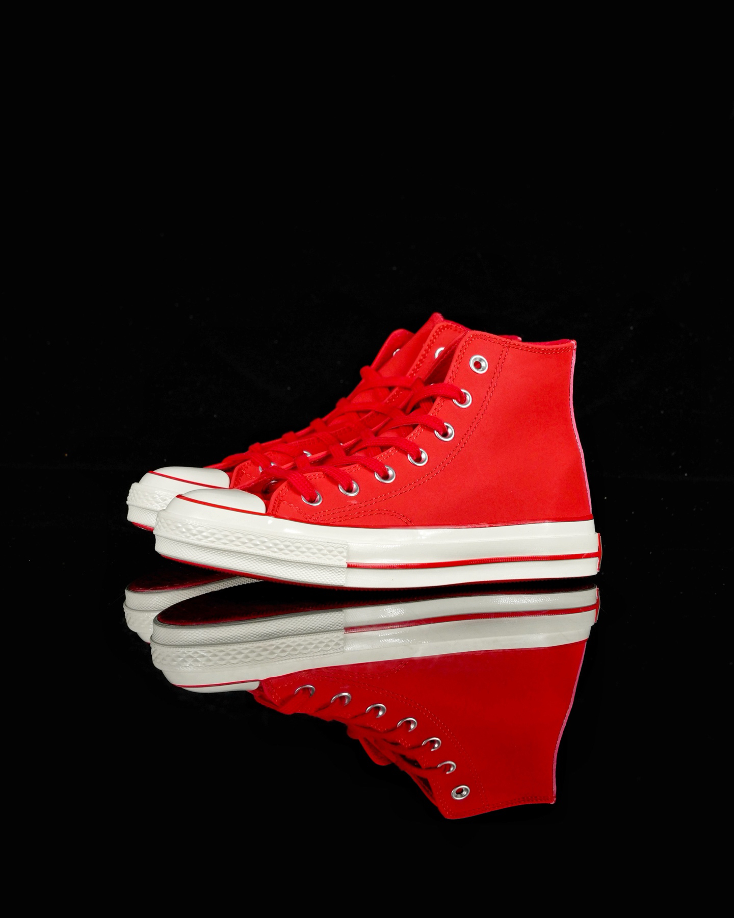 Converse Chuck 70 Christmas Suede High Tops Red