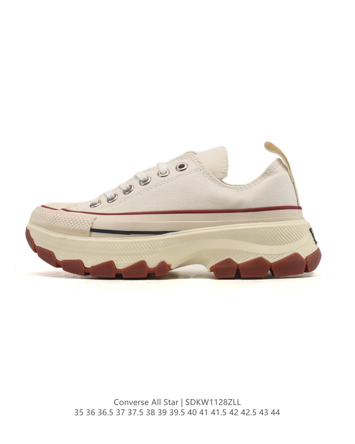 Converse All Star Platform Low-Top Sneakers Beige