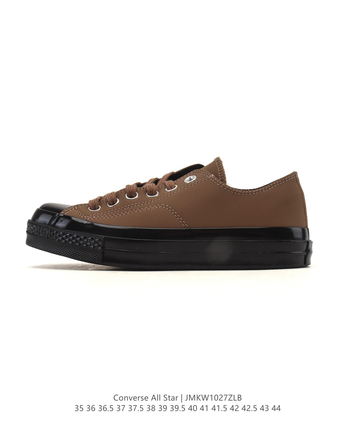 Converse All Star Low-Top Leather Sneakers Brown
