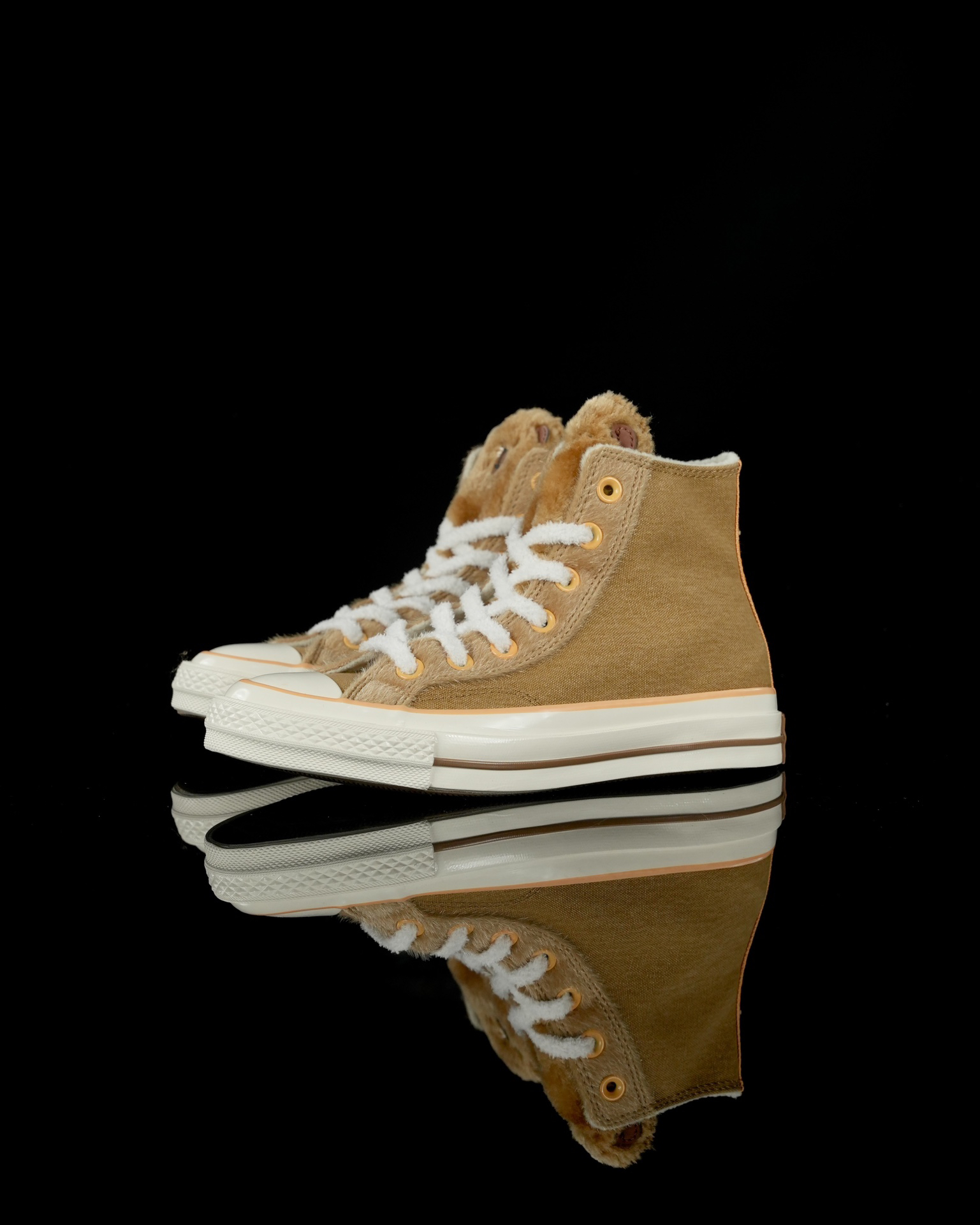 Converse Chuck 70 Furry Animal High-Top Sneakers Khaki