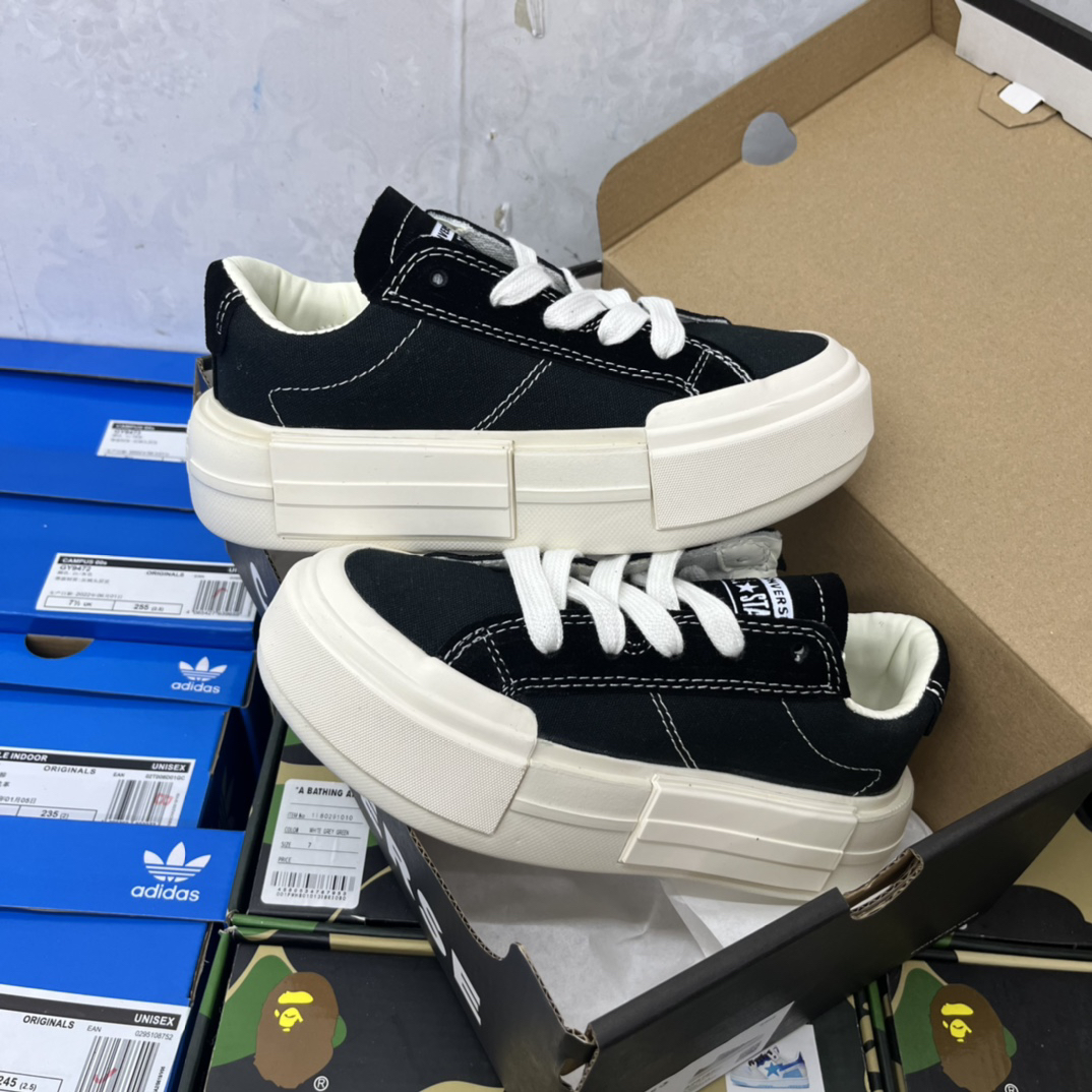 Converse All Star Deconstructed Platform Sneakers Black