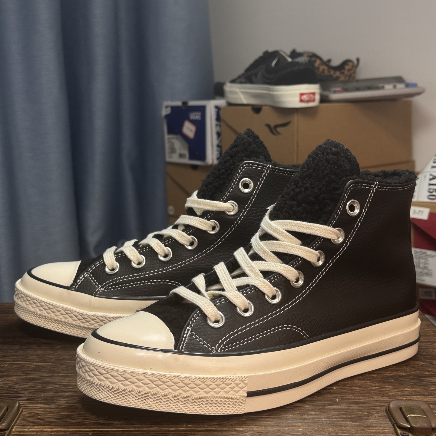 Converse Chuck Taylor All Star 1970s Sherpa High-Top Sneakers Black