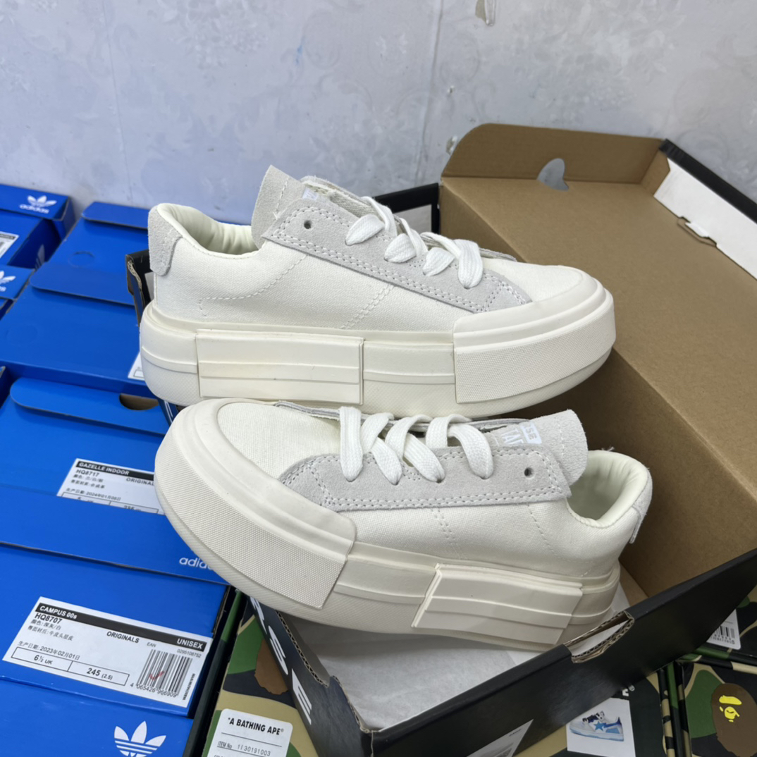 Converse All Star Deconstructed Platform Sneakers White