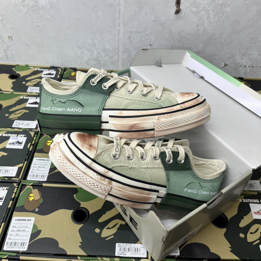 Converse x Feng Chen Wang 2-in-1 Chuck 70 Sneakers Green