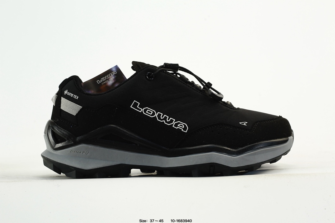 Lowa GTX Waterproof Hiking Shoes Black