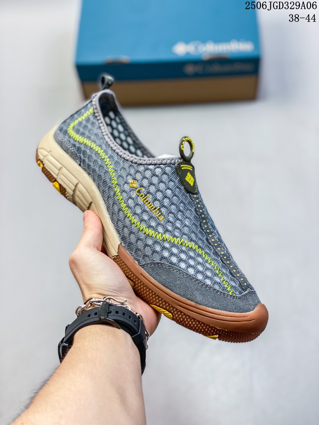 Columbia Drainmaker III Slip-On Water Shoes Gray