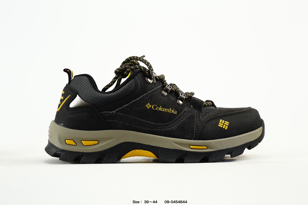 Columbia Men's Trail Hiking Shoes Black Yellow