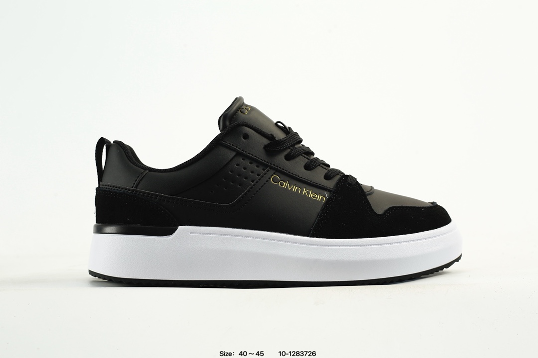 Calvin Klein Jeans Low-Top Platform Sneakers Black/White