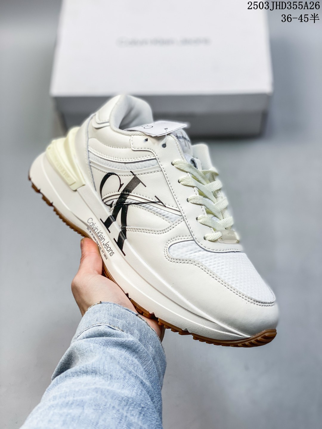 Calvin Klein Jeans Chunky Runner Sneakers White