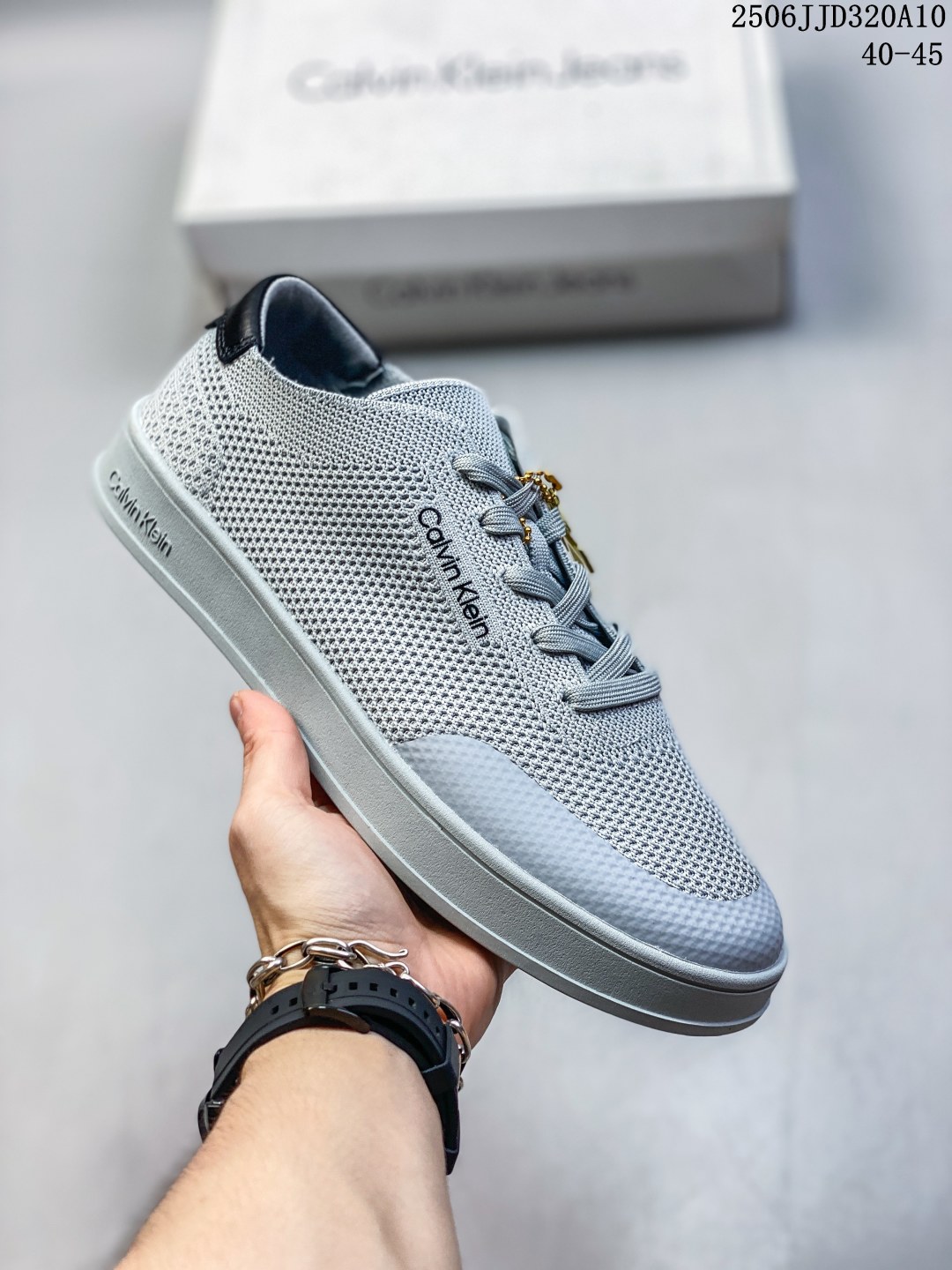 Calvin Klein Mesh Low-Top Sneakers Gray