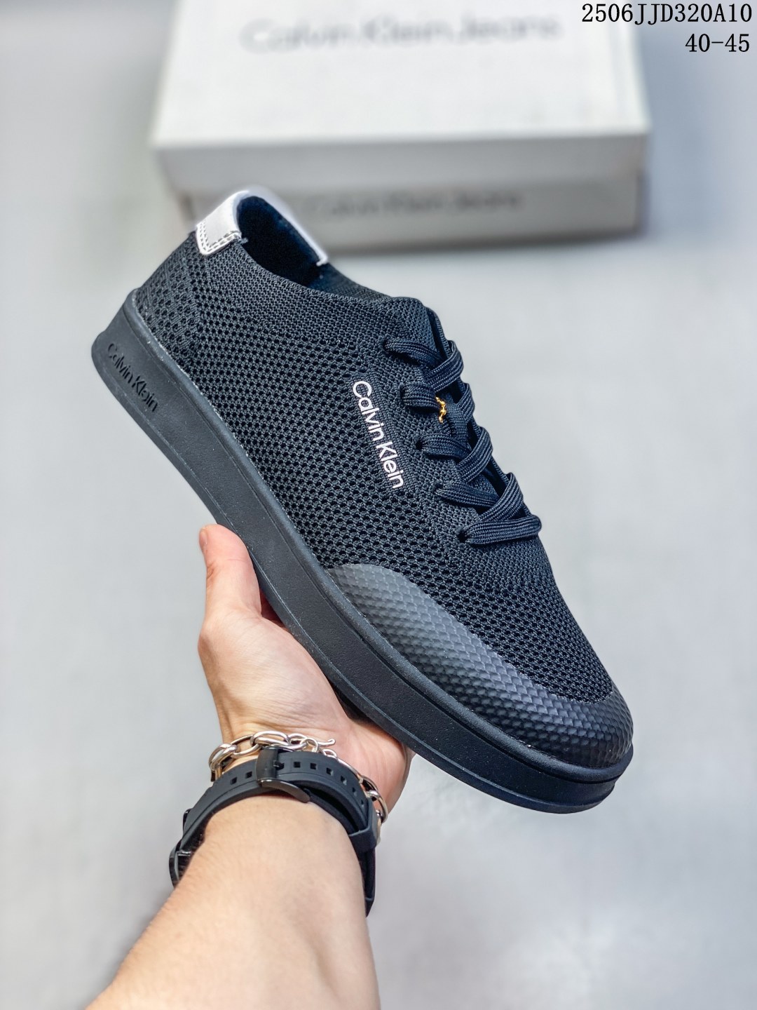 Calvin Klein Mesh Low-Top Sneakers Black