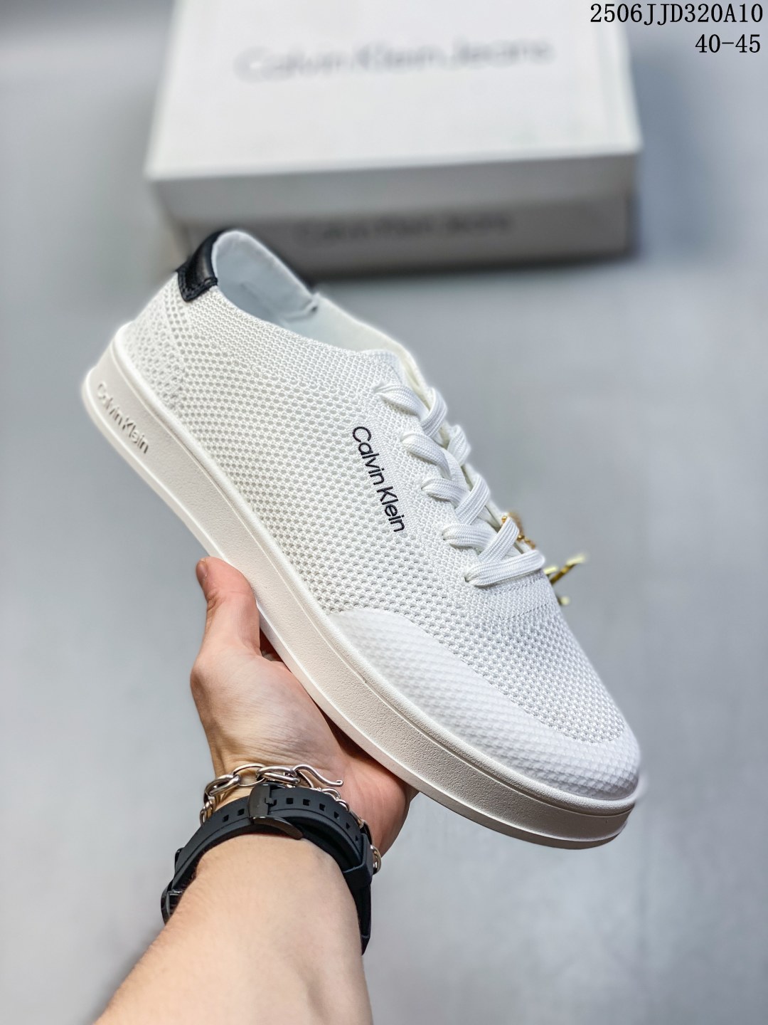 Calvin Klein Mesh Low-Top Sneakers White