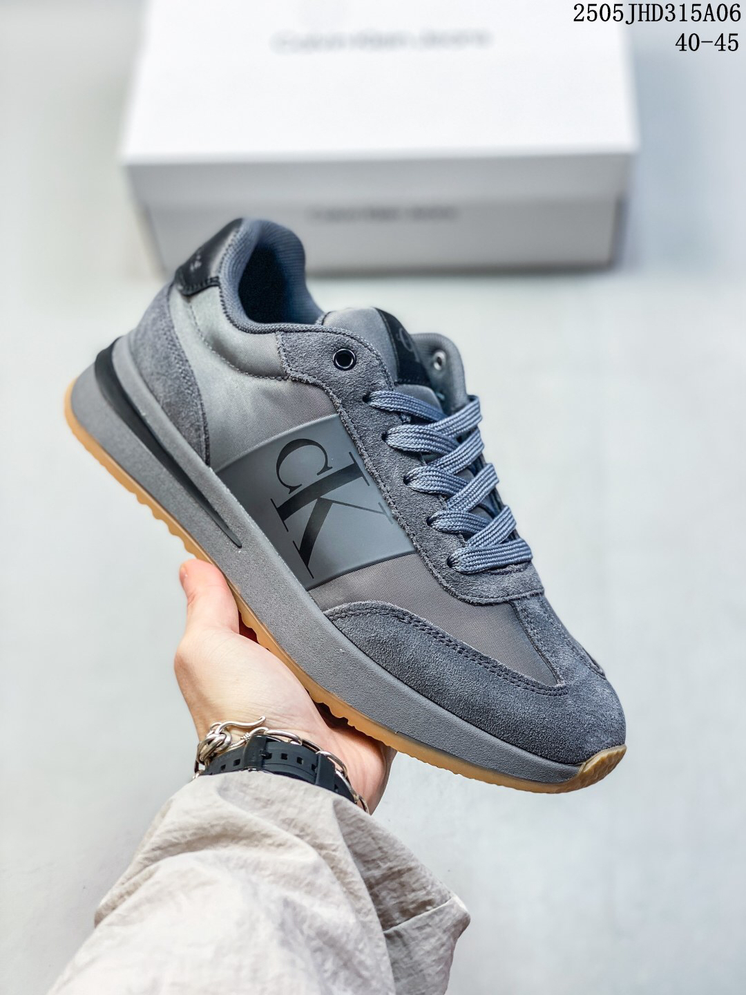 Calvin Klein Retro Runner Sneakers Gray
