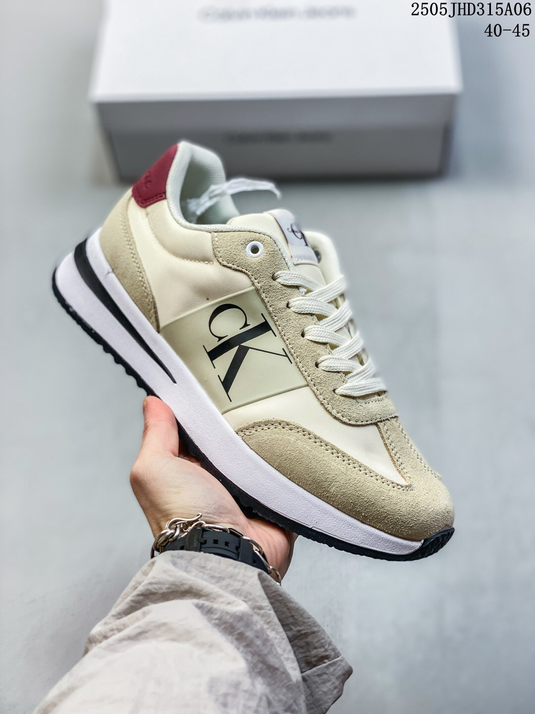 Calvin Klein Retro Runner Sneakers Cream/Beige