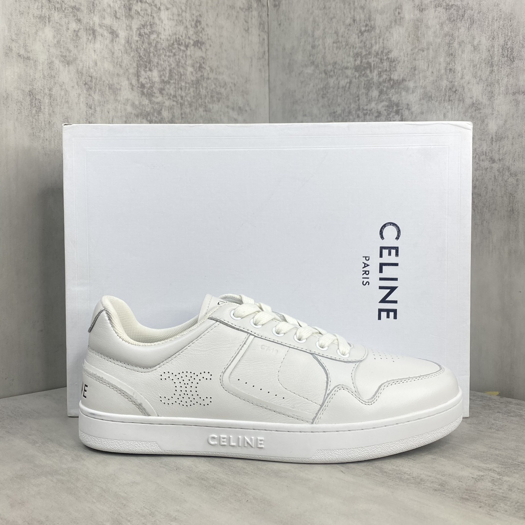 Celine CT-10 Low Sneakers White