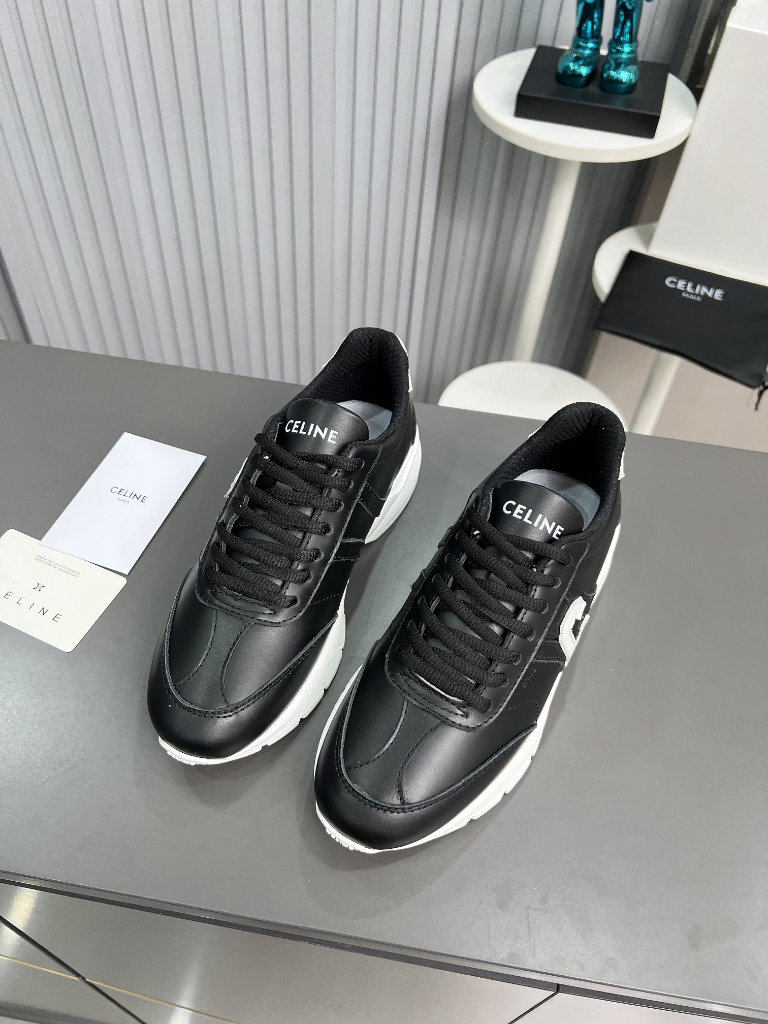 Celine Chunky Dad Sneakers Black