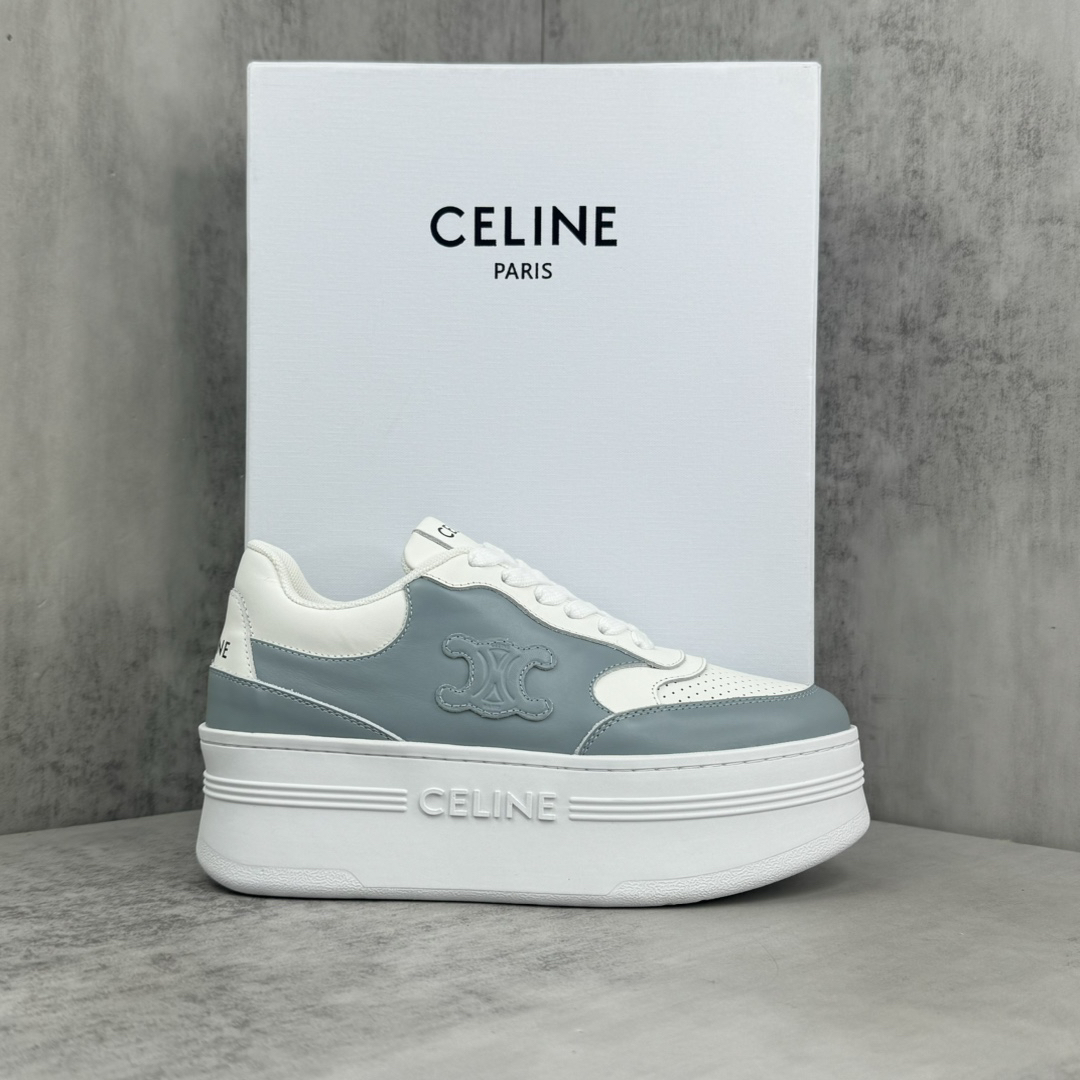 CELINE Platform Sneakers Blue/White