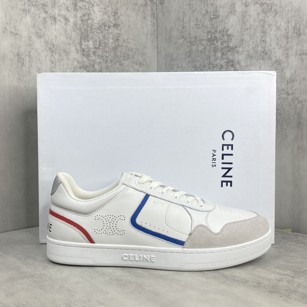 Celine CT-10 Low Sneakers White