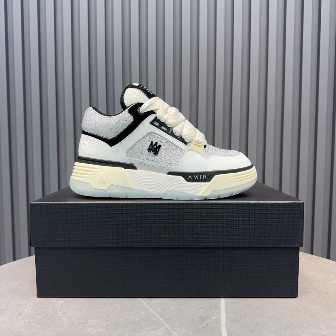 AMIRI Crystal Panel Sneakers White