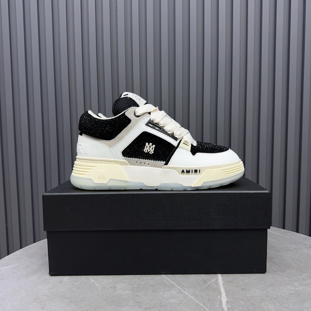 AMIRI Low-Top Sneakers Black/White
