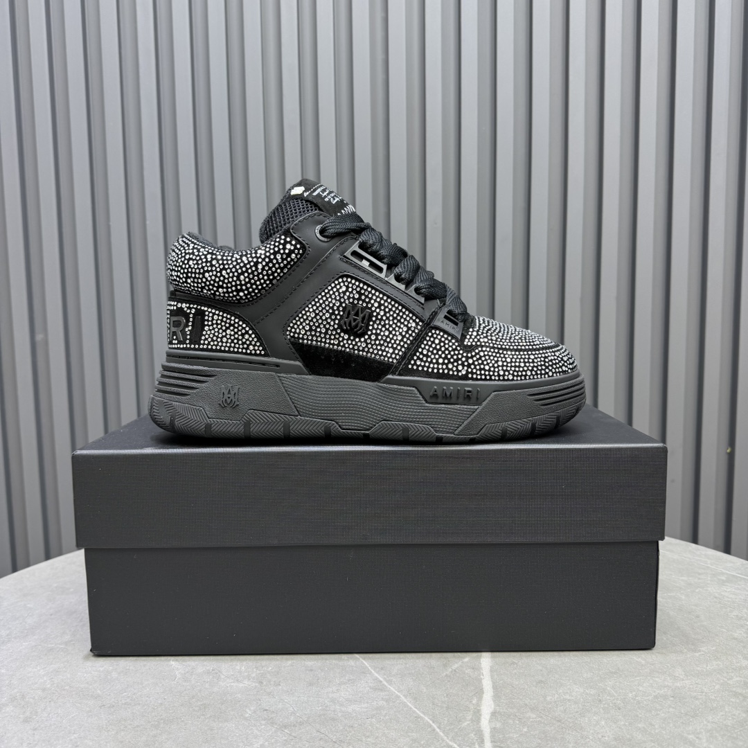AMIRI Crystal Low Sneakers Black