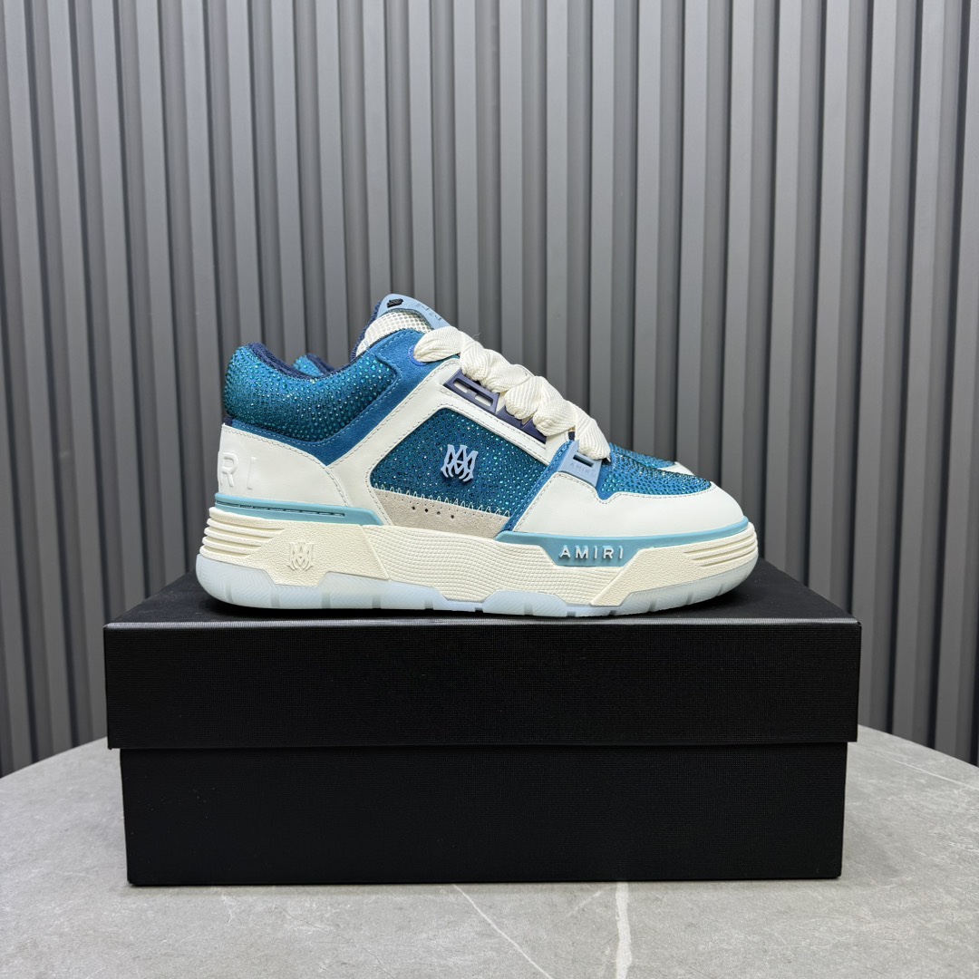AMIRI Skel Top Low Sneakers Blue