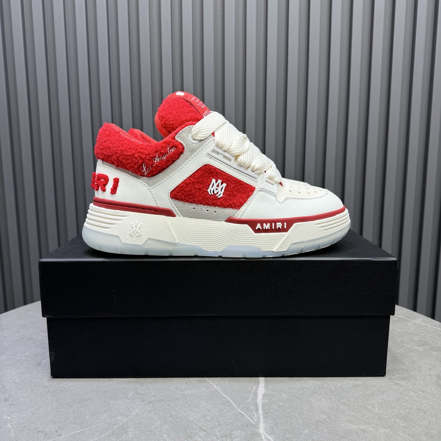 Amiri Low-Top Sneakers Red/White
