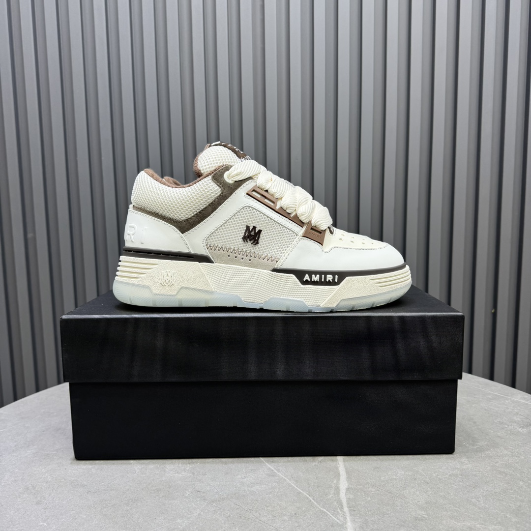 AMIRI Low-Top Sneakers White/Brown
