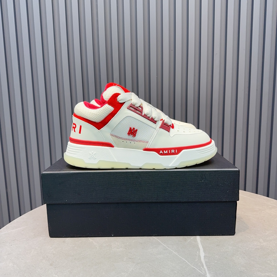 Amiri Low-Top Sneakers White/Red