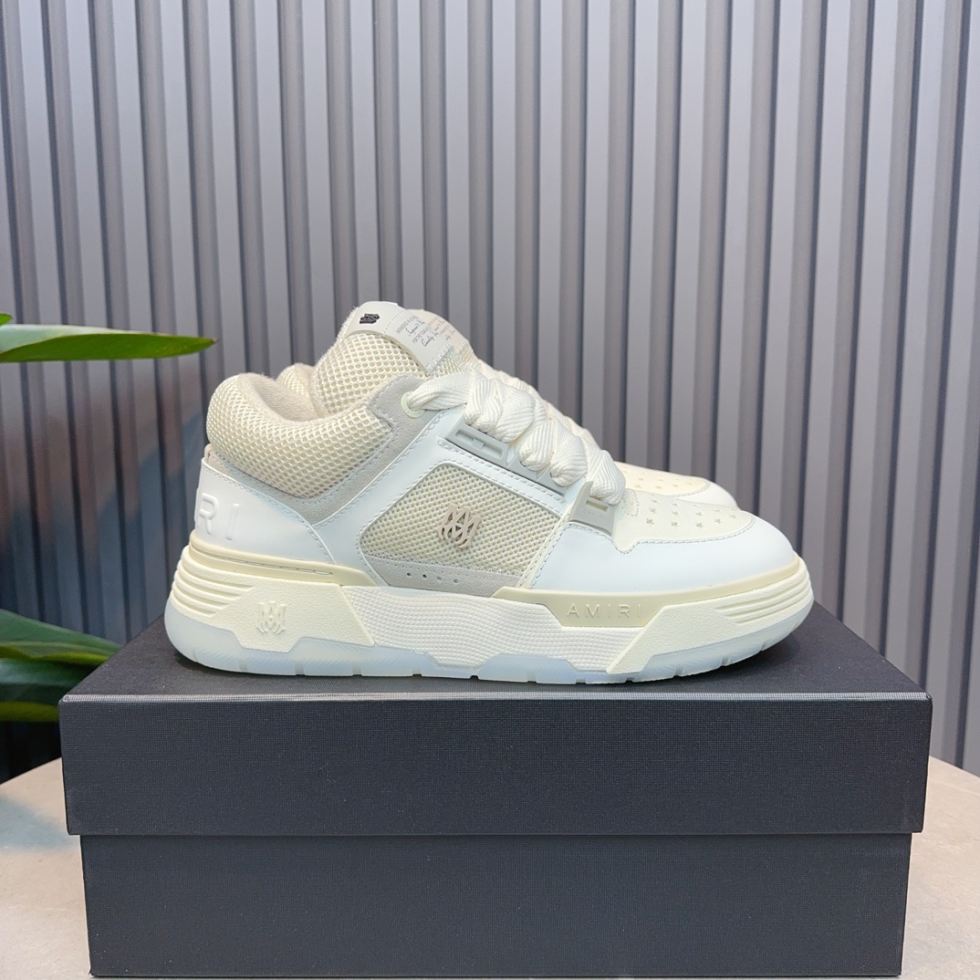 AMIRI Low-Top Sneakers Cream White