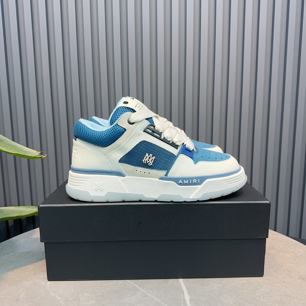 AMIRI Low-Top Sneakers Blue White
