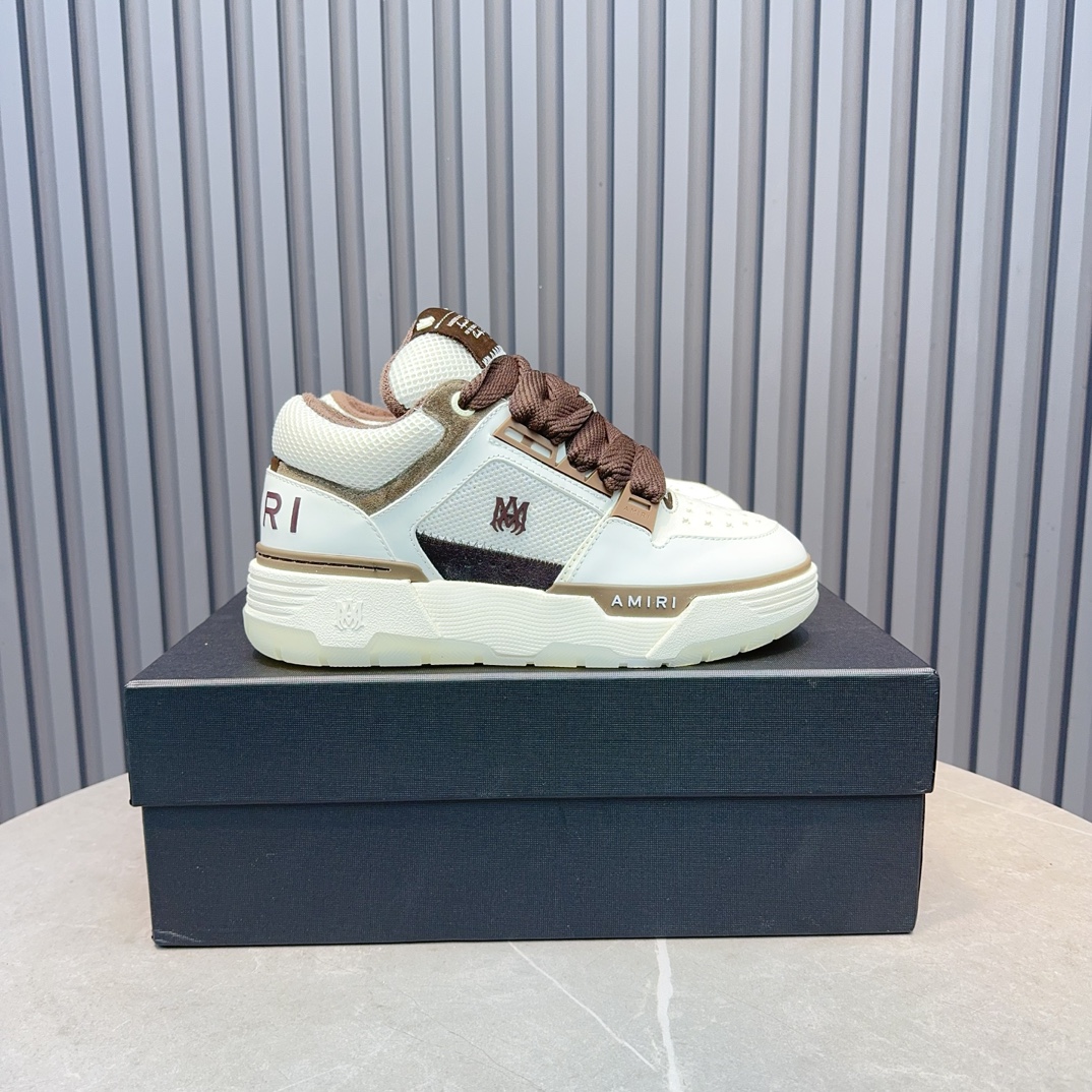 AMIRI Low-Top Sneakers White/Brown