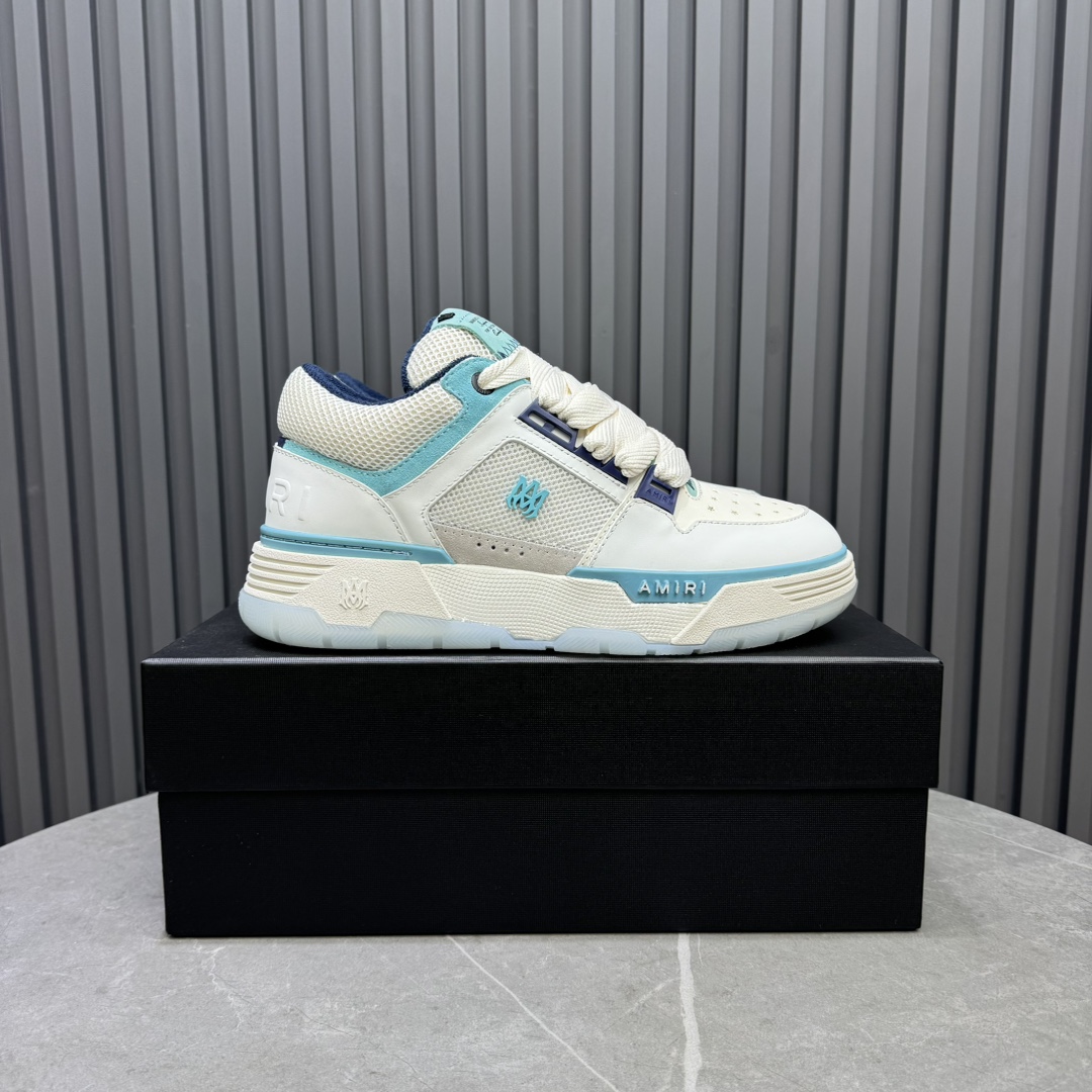 AMIRI Low-Top Sneakers White Blue