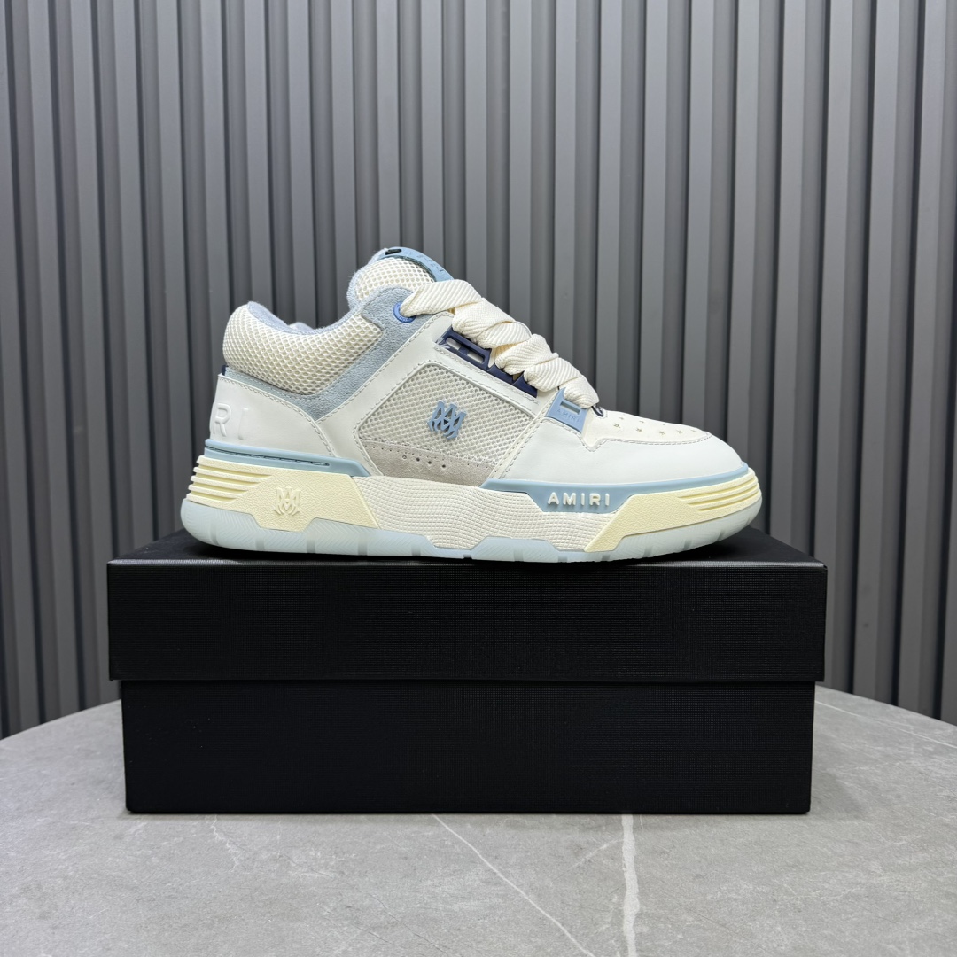 AMIRI Low-Top Sneakers White Blue