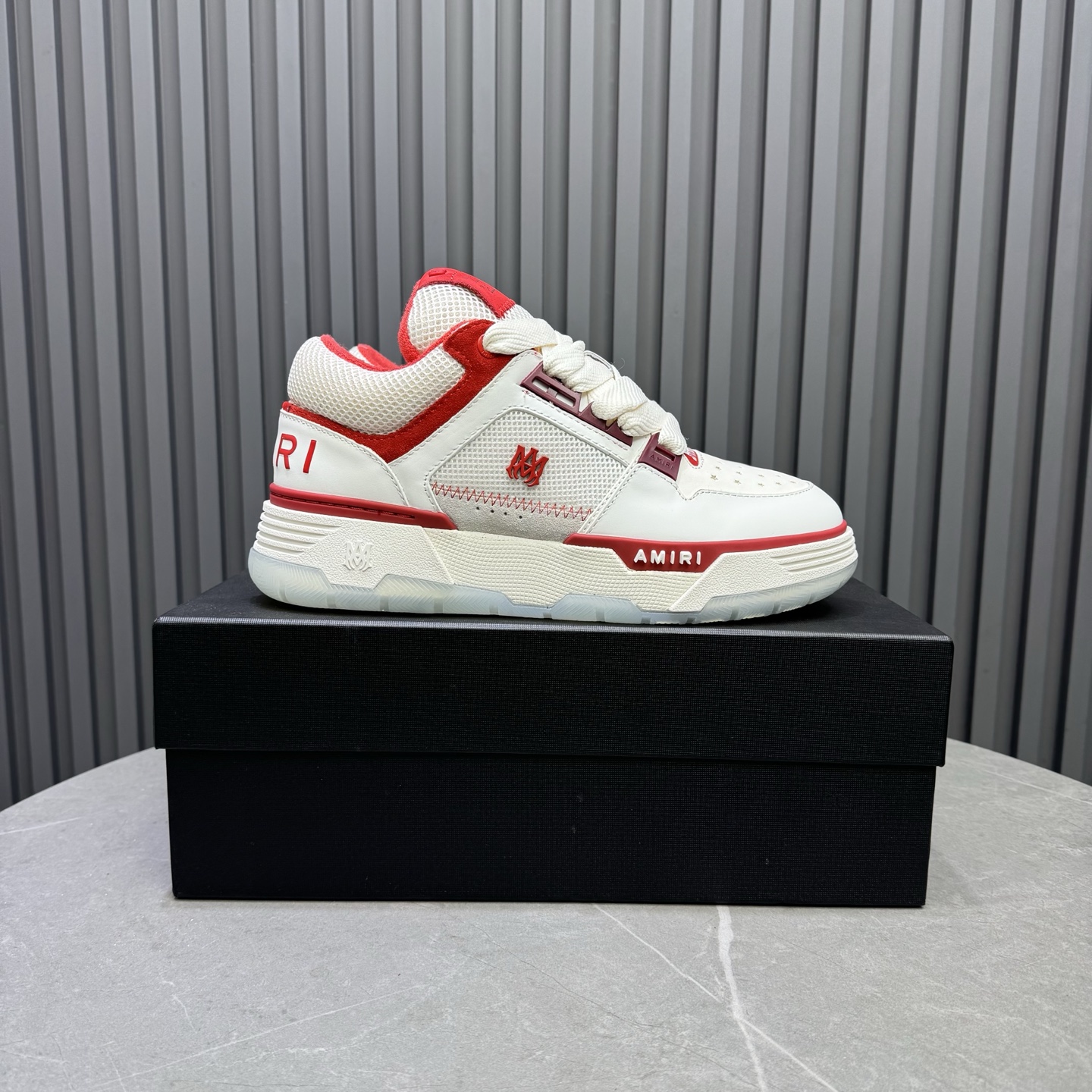 Amiri Low-Top Sneakers White/Red