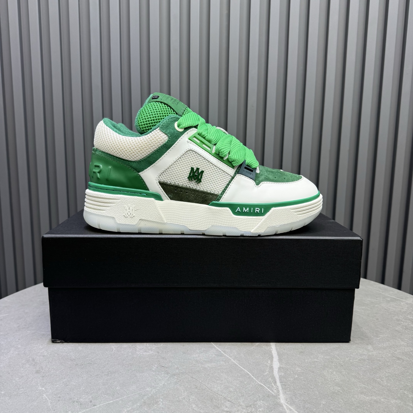 AMIRI Low-Top Sneakers Green/White