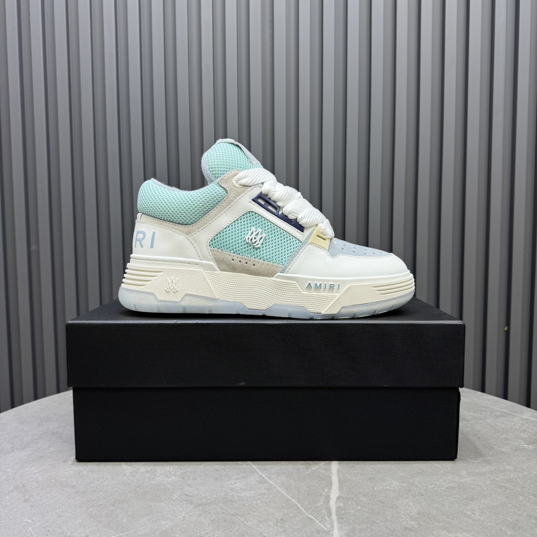 AMIRI Low-Top Sneakers White/Blue