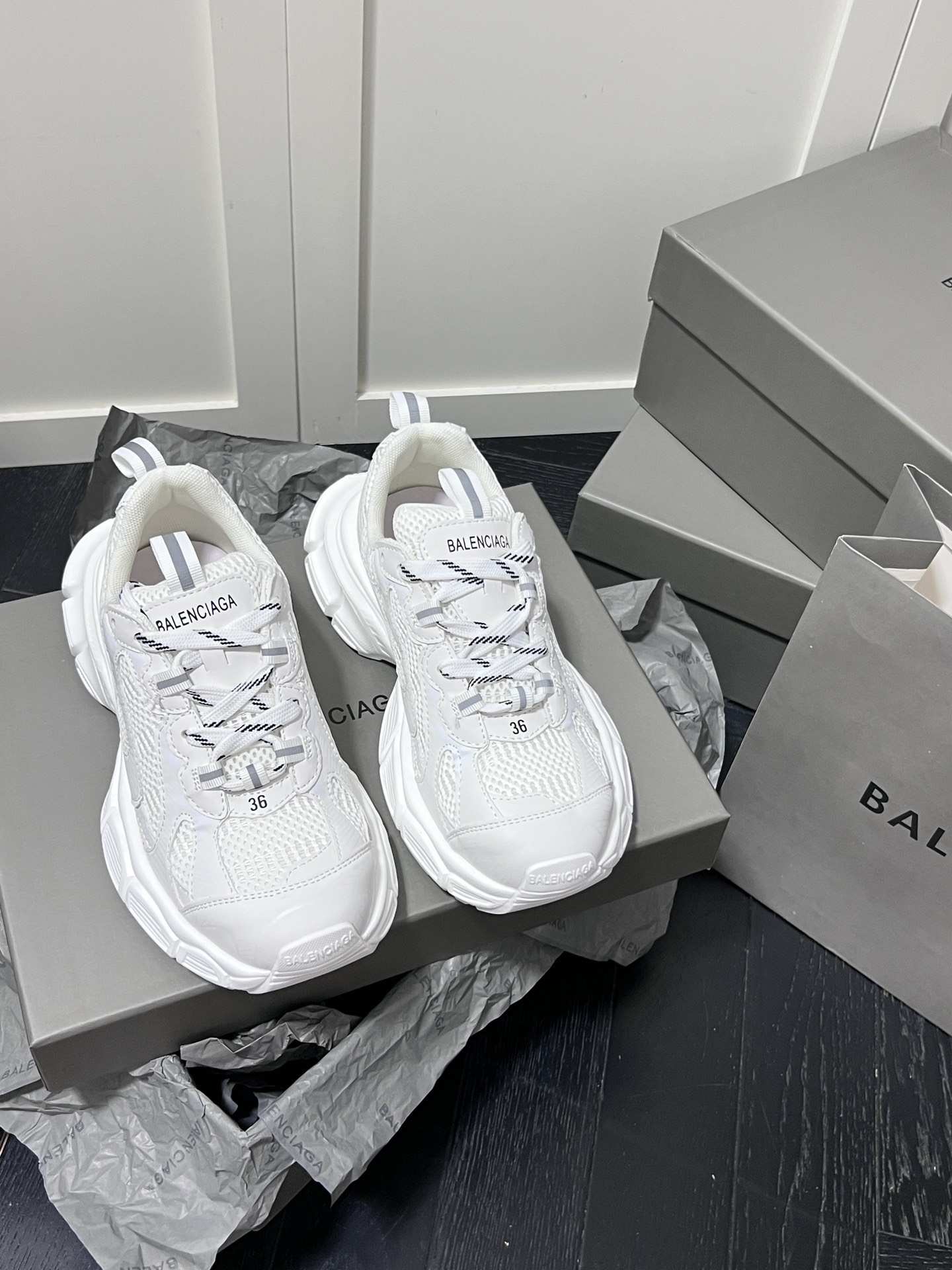 Balenciaga Chunky Sneakers White