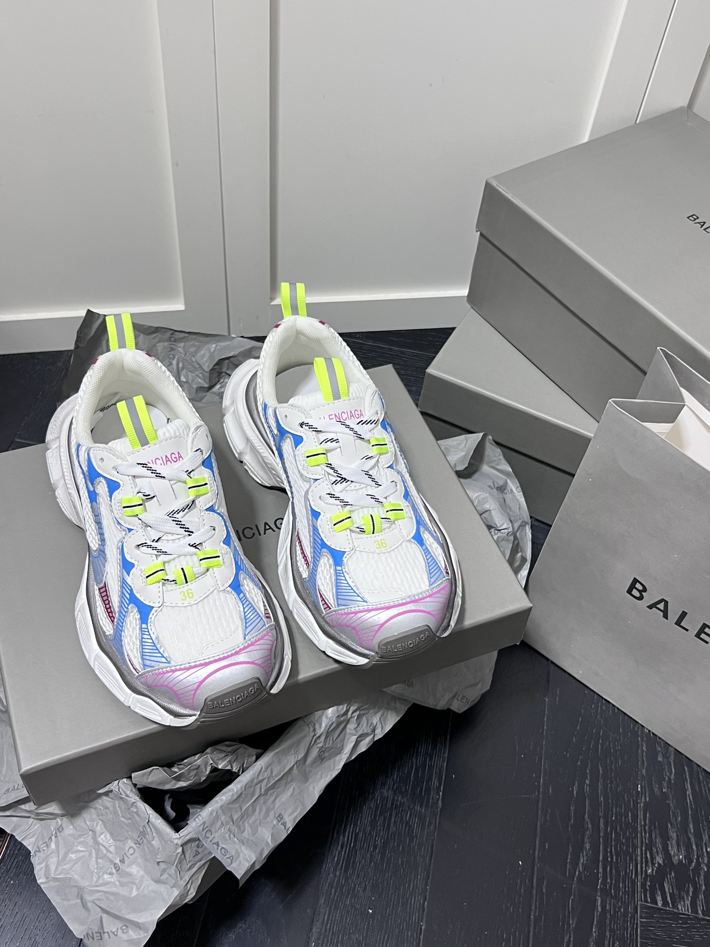 Balenciaga Triple S Dad Sneakers Multi