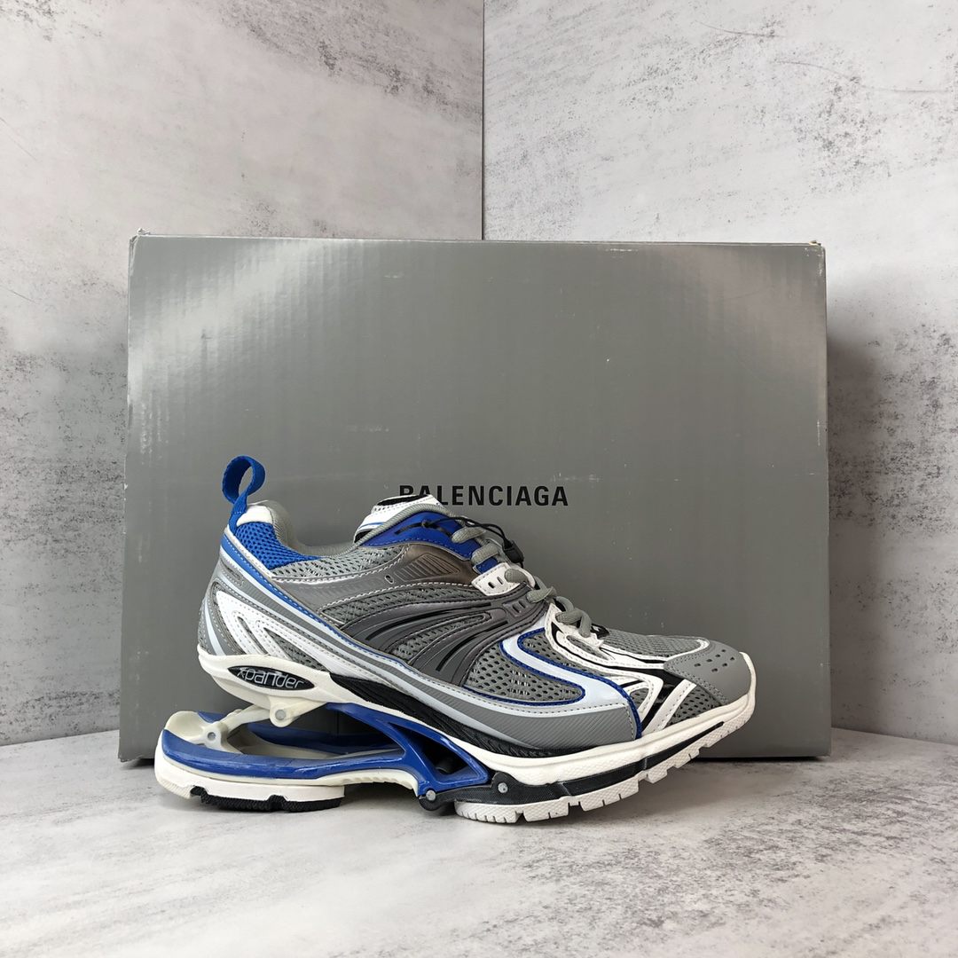 Balenciaga X-Pander Sneakers Grey Blue