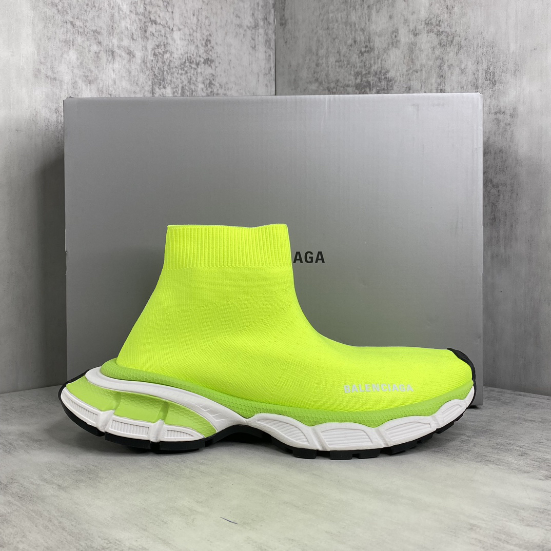 Balenciaga 3XL Sock Sneaker Neon Yellow